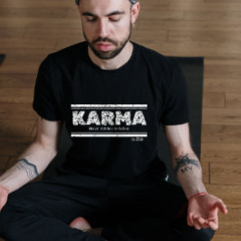 Camiseta Triblenda Definición de Karma : Mente Consciente Añeja Deter