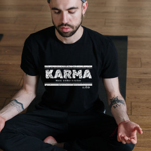 Camiseta Triblenda Definición de Karma : Mente Consciente Añeja Deter