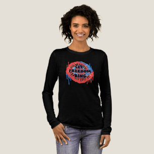 Camiseta Triblenda Deja que la libertad suene: diseño atrevido de teñ