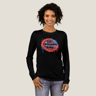 Camiseta Triblenda Deja que la libertad suene: diseño atrevido de teñ