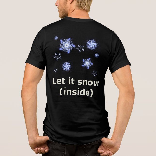 Camiseta Triblenda Deja que nieve (Reverso)