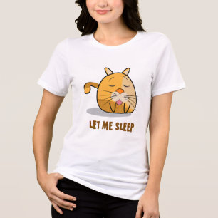 Camiseta Triblenda Déjame dormir Graciosa Cita