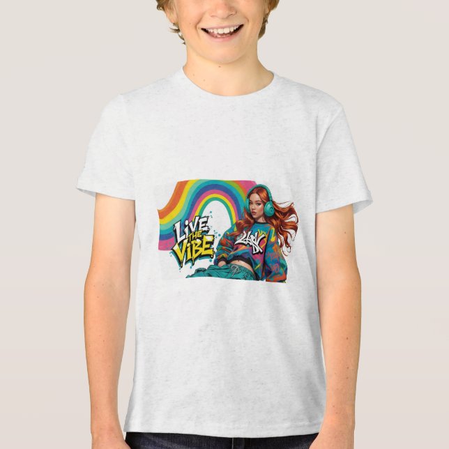 Camiseta Triblenda Déjame vivir la vibe (Anverso)