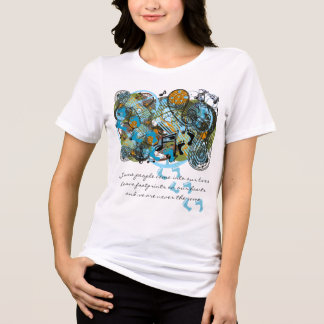 Camiseta Triblenda Dejar huellas en los corazones, nunca somos iguale