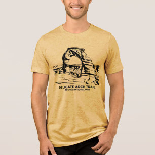 Camiseta Triblenda Delicada Ruta del Arco - Arches National Park Line