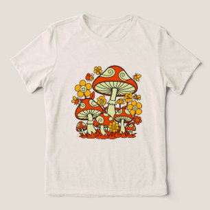 Camiseta Triblenda Delicia de jardín de hongos divertido