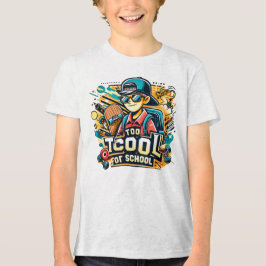 Camiseta Triblenda Demasiado fresco para la escuela