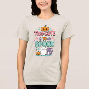 Camiseta Triblenda Demasiado lindo para hablar - Kawaii Pastel Hallow