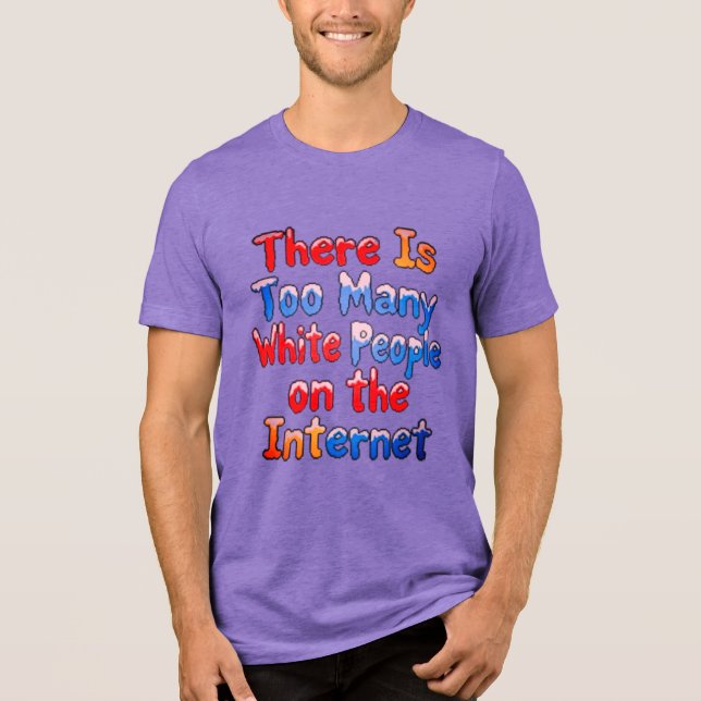CAMISETA TRIBLENDA DEMÓCRATA INTERNET (Anverso)