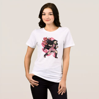 Camiseta Triblenda Demonio Despierto Nezuko - Arte de Acción Anime Es