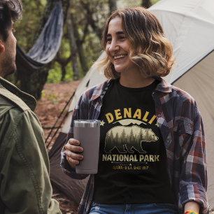 Camiseta Triblenda Denali National Park Alaska Forest Landscape