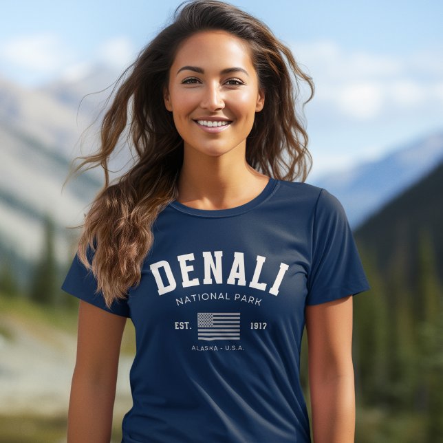 Camiseta Triblenda Denali National Park Alaska Mountain view (Subido por el creador)