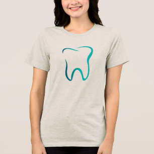 Camiseta Triblenda Dental Tooth Dentist Medical Image