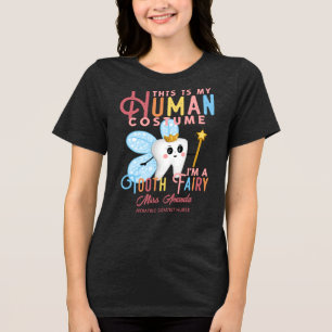 Camiseta Triblenda Dentista pediátrica, disfraz humano, soy un animal