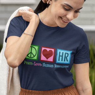 Camiseta Triblenda Departamento de Recursos Humanos Lindo Paz Amor RR