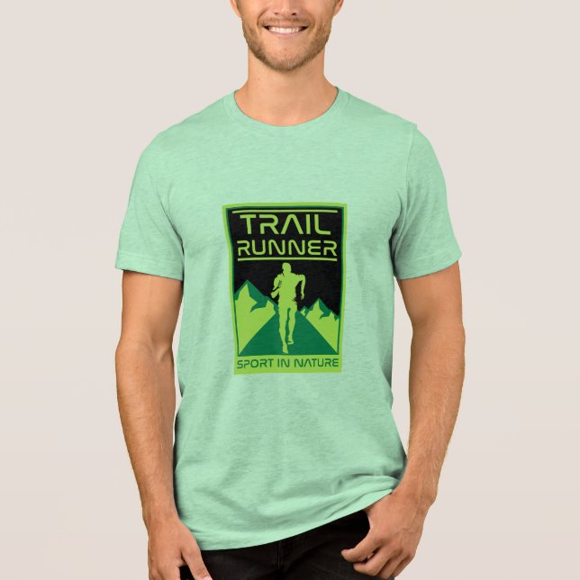 Camiseta Triblenda Deporte en pista en la naturaleza (Anverso)