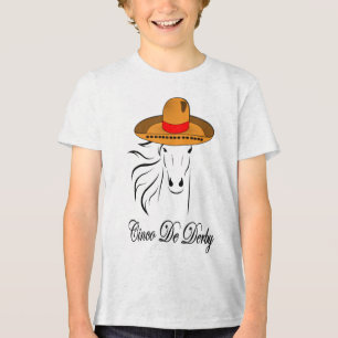 Camiseta Triblenda Derby Fiesta Cinco De Mayo Carreras Caballo Sombre