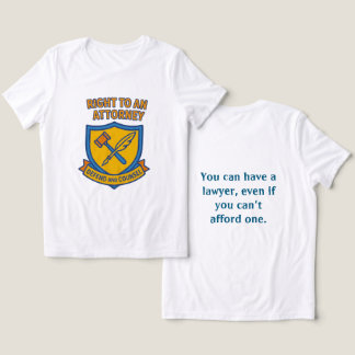 Camiseta Triblenda Derecho a un abogado