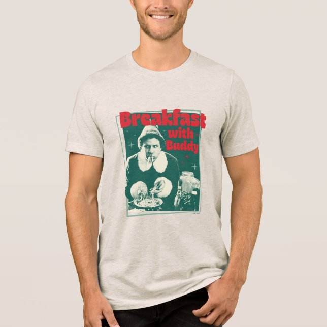 Camiseta Triblenda Desayuno con Buddy (Anverso)