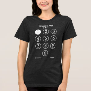 Camiseta Triblenda Desbloquéame - Tecnología Geek Divertida