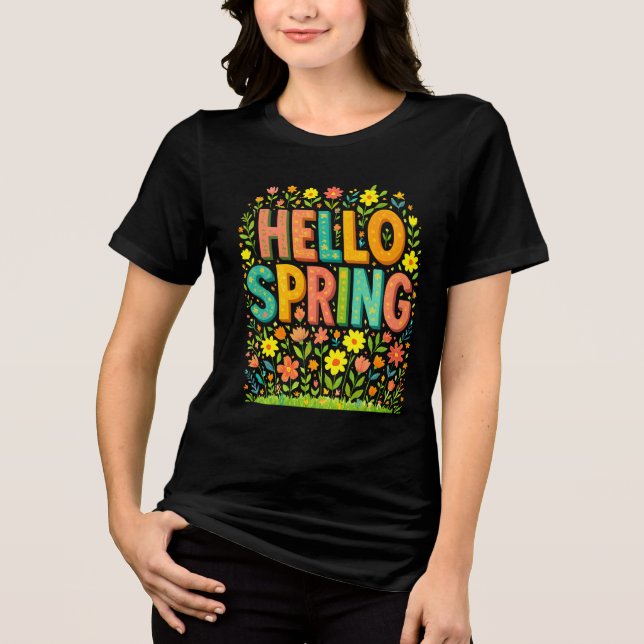 Camiseta Triblenda Descanso de primavera (Anverso)