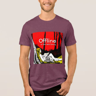 Camiseta Triblenda Desconectado Es El Nuevo Lujo