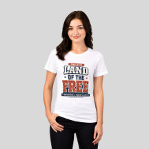 Desde 1776 Tierra de los Libres Patriótica Mujer U