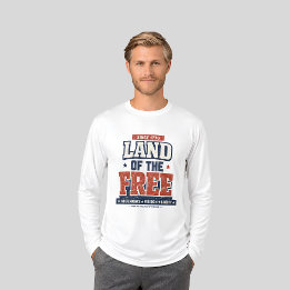 Camiseta Triblenda Desde 1776 Tierra de los Libres Patriótico Hombres
