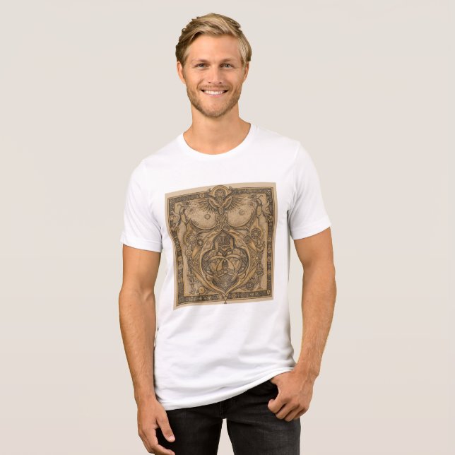 Camiseta Triblenda Desenho medieval (Anverso Completo)