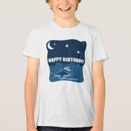 Camiseta Triblenda Deseo de cumpleaños de los tiburones