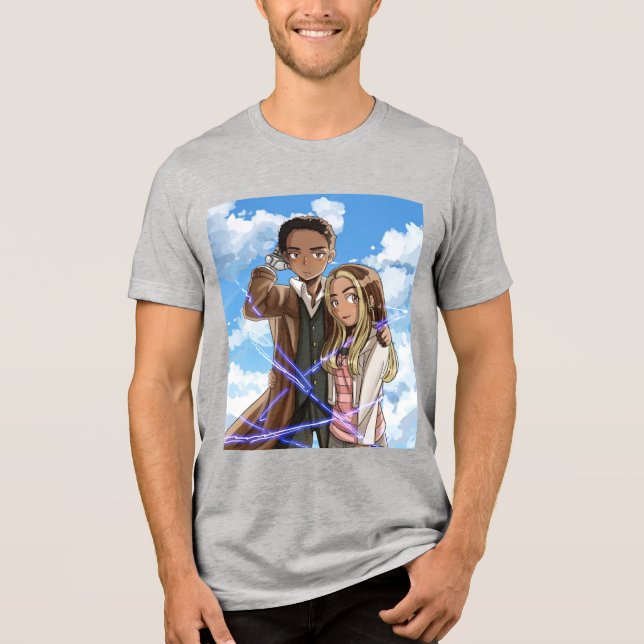 CAMISETA TRIBLENDA DESGIN DE ANIMACIÓN (Anverso)