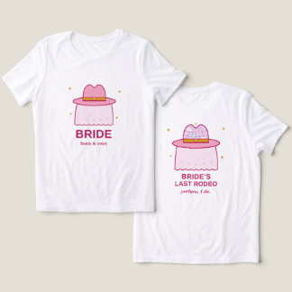 Camiseta Triblenda Despedida de Soltera de la Novia Vaquera