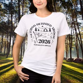 Camiseta Triblenda Despedida de soltera negra moderna