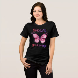 Camiseta Triblenda Despliega tus alas – Mariposa Inspiradora