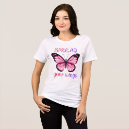 Camiseta Triblenda Despliega tus alas – Mariposa Inspiradora