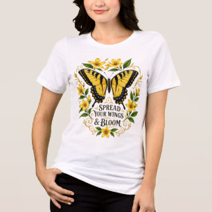 Camiseta Triblenda Despliega tus alas y florece