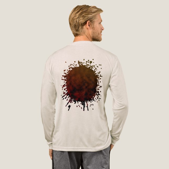 Camiseta Triblenda Desvanecimiento ámbar (Reverso Completo)