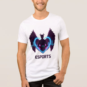 Camiseta Triblenda Devil Angel Gamer - Corazón de Esports