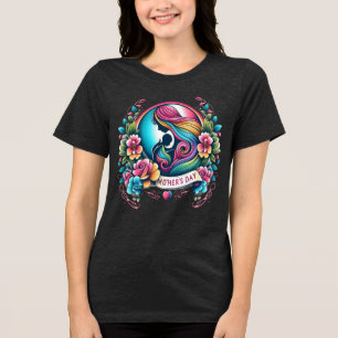 Camiseta Triblenda Día de la Madre Bella+Canvas