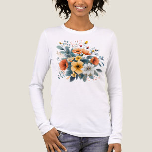 Camiseta Triblenda Día de la Madre Flores Boho Clipart-619830