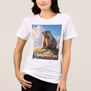 CAMISETA TRIBLENDA DÍA DE LA MARMOTA