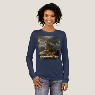 CAMISETA TRIBLENDA DÍA DE LA MARMOTA - FELIZ DÍA DE LA MARMOTA