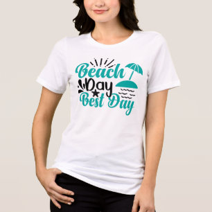 Camiseta Triblenda Día de la playa mejor día - 68634