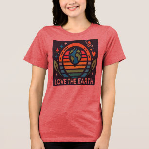 Camiseta Triblenda Día de la Tierra Amor sustentable