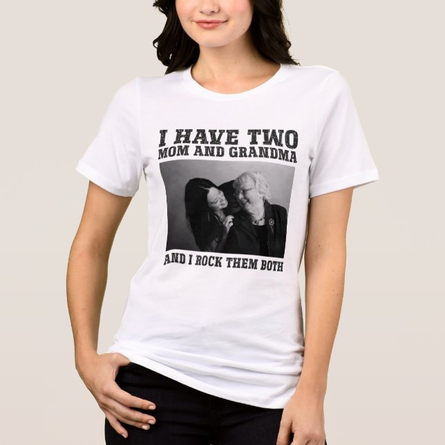 Camiseta Triblenda Día de los abuelos abuela personalizada (Anverso)