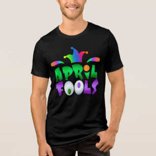 Camiseta Triblenda Día de los Inocentes Funny Jester Moderno