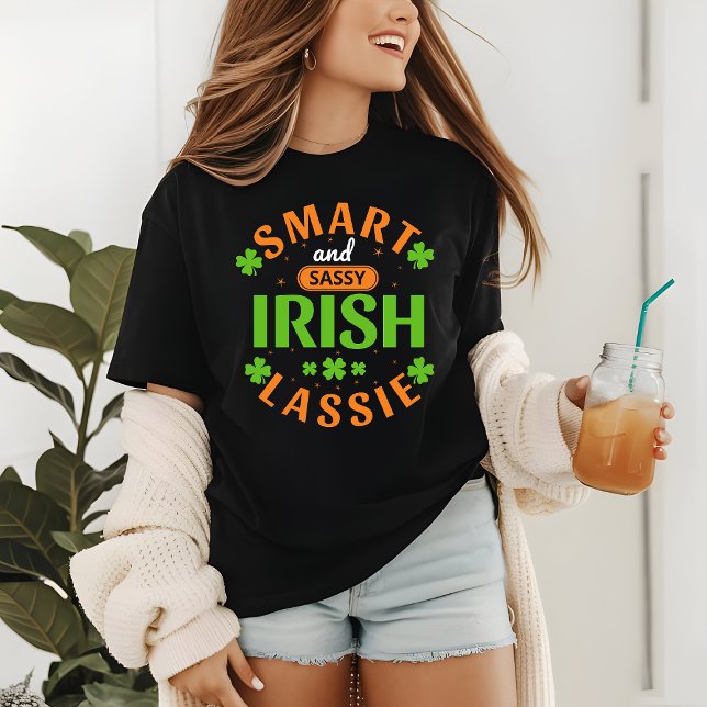 Camiseta Triblenda Día de San Patricio Gracioso Irlandés Lassie Green (Subido por el creador)