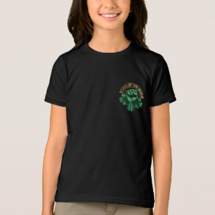 Camiseta Triblenda Día de San Patricio Suerte del Puño de Trébol Irla