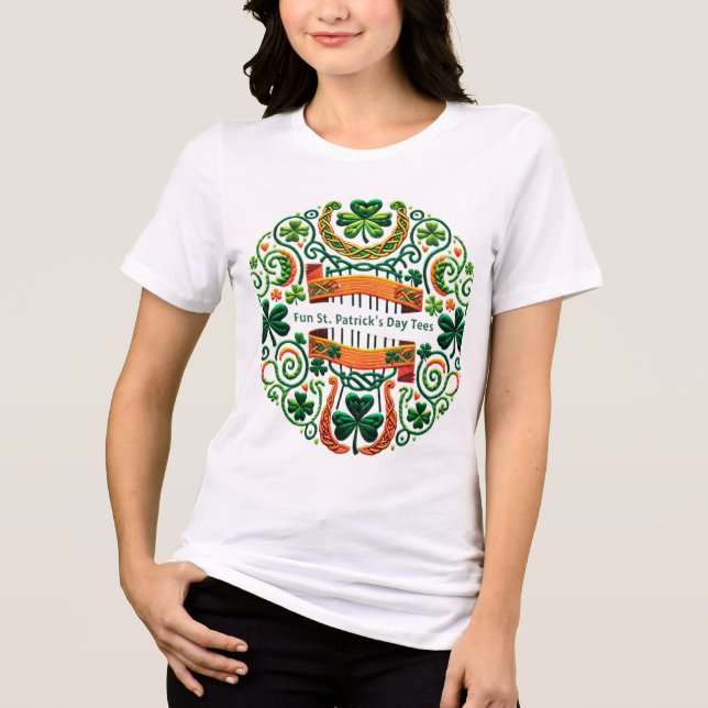 CAMISETA TRIBLENDA DÍA DE SAN PATRICK (Anverso)