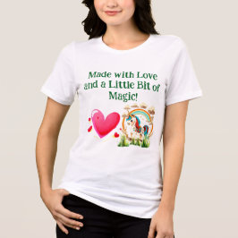 Camiseta Triblenda Día de San Valentín con Amor y un Poco de Magia 